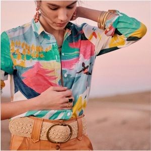 Sezane x G. Kero Pierro Shirt California Print